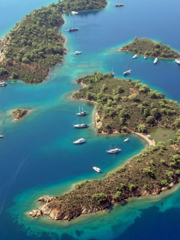 flat islands fethiyue boat cruise