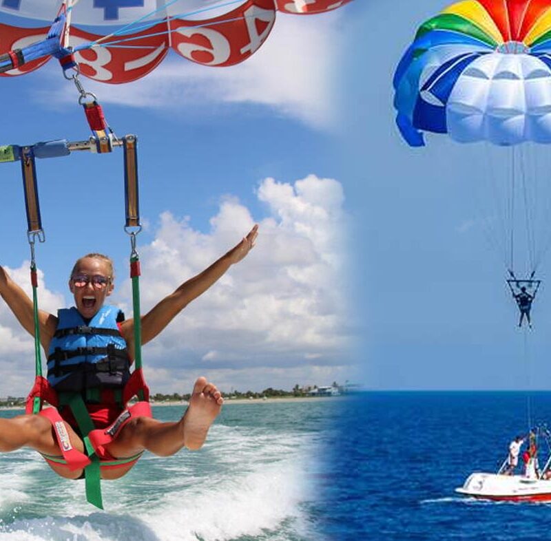 Watersports Parasailing at calis beach - oludeniz beach Fethiye